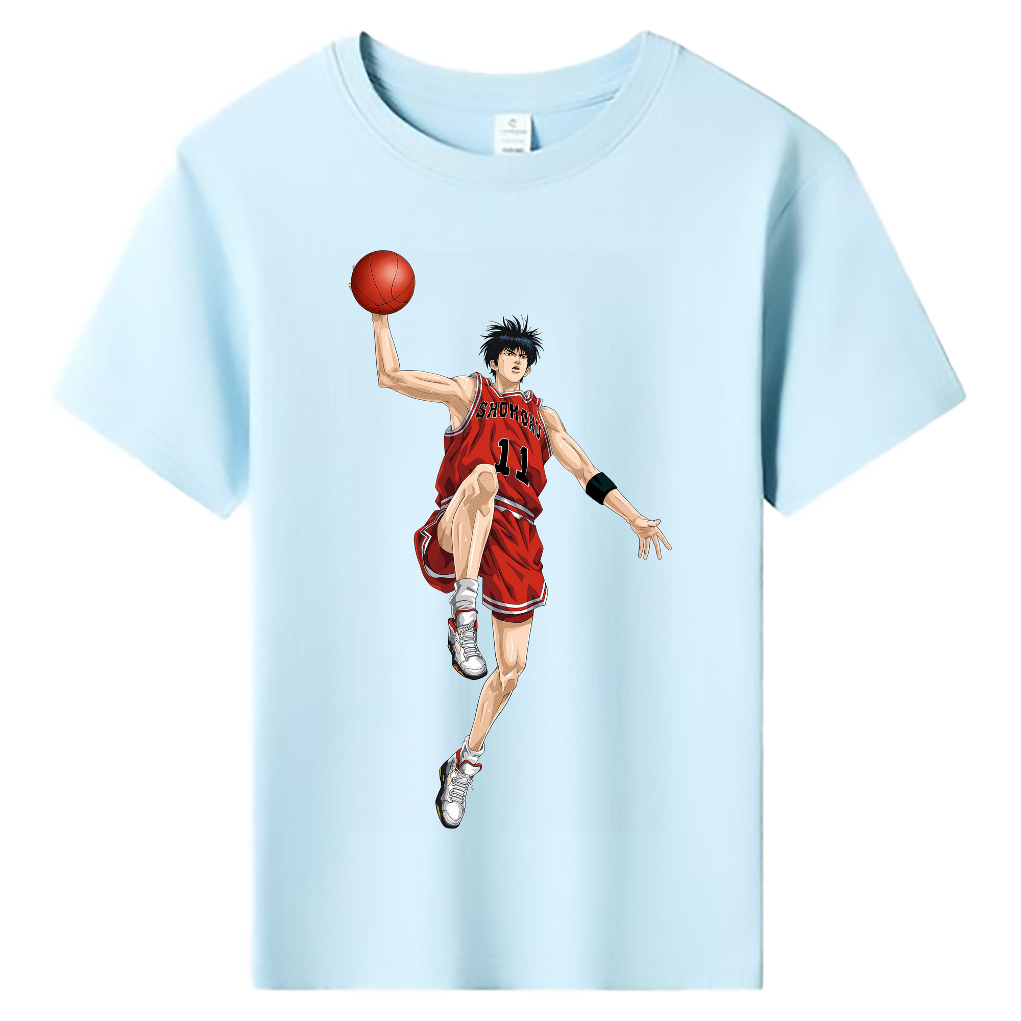 （画像用） SLAM DUNK／スラムダンク 綿100％キッズTシャツ（フロントプリント）